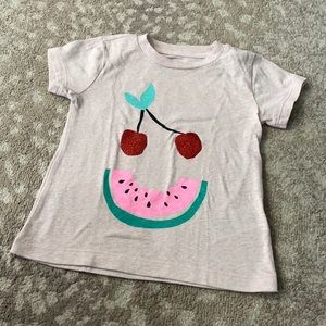 Crewcuts 2T smiley fruit tshirt